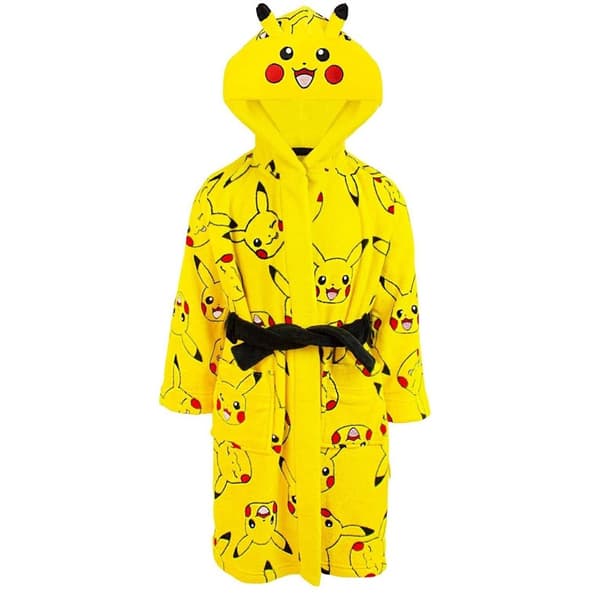 Pokemon Childrens/Kids Pikachu Faces Dressing Gown | CDON