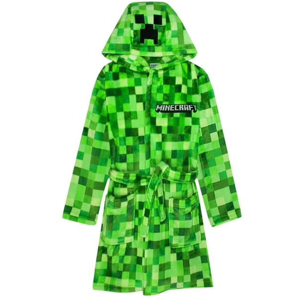 Minecraft Drenge Creeper Pixel Morgenkåbe til drenge