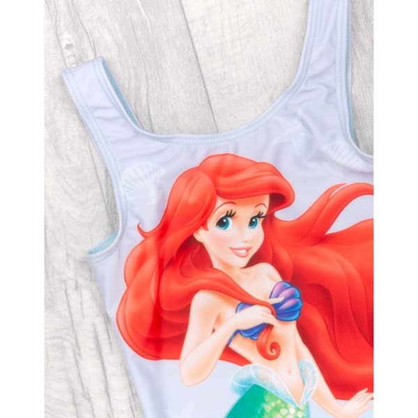 The Little Mermaid Baddräkt och poncho för flickor