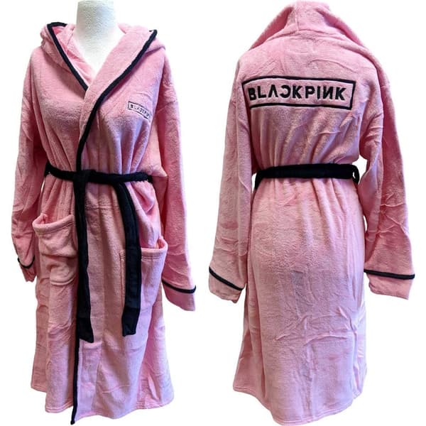 BlackPink Unisex Bathrobe: Logo (Medium - Large)