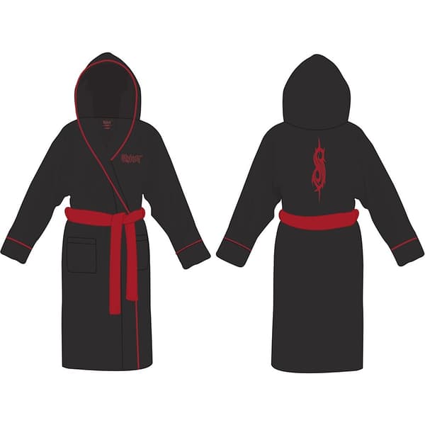 Slipknot Unisex Bathrobe: Logo & Tribal S (Medium - Large)