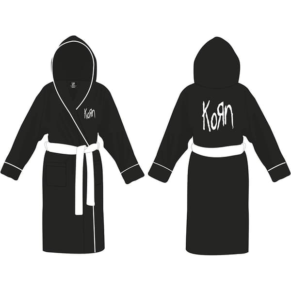 Korn Unisex Bathrobe: Logo (Small - Medium)
