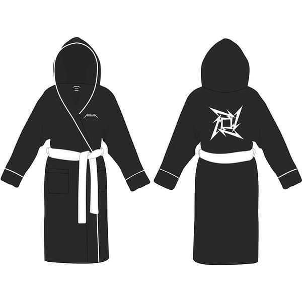 Metallica Unisex Bathrobe: Load/Reload Star (Small - Medium)