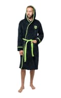 Miniatyrbild 3 av 4: The Beatles Bathrobe Apple Logo Official Black super soft fleece Unisex