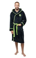 Miniatyrbild 1 av 4: The Beatles Bathrobe Apple Logo Official Black super soft fleece Unisex