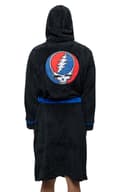 Miniatyrbild 4 av 4: Grateful Dead Bathrobe Steal Your Face Band Logo Official Black Unisex