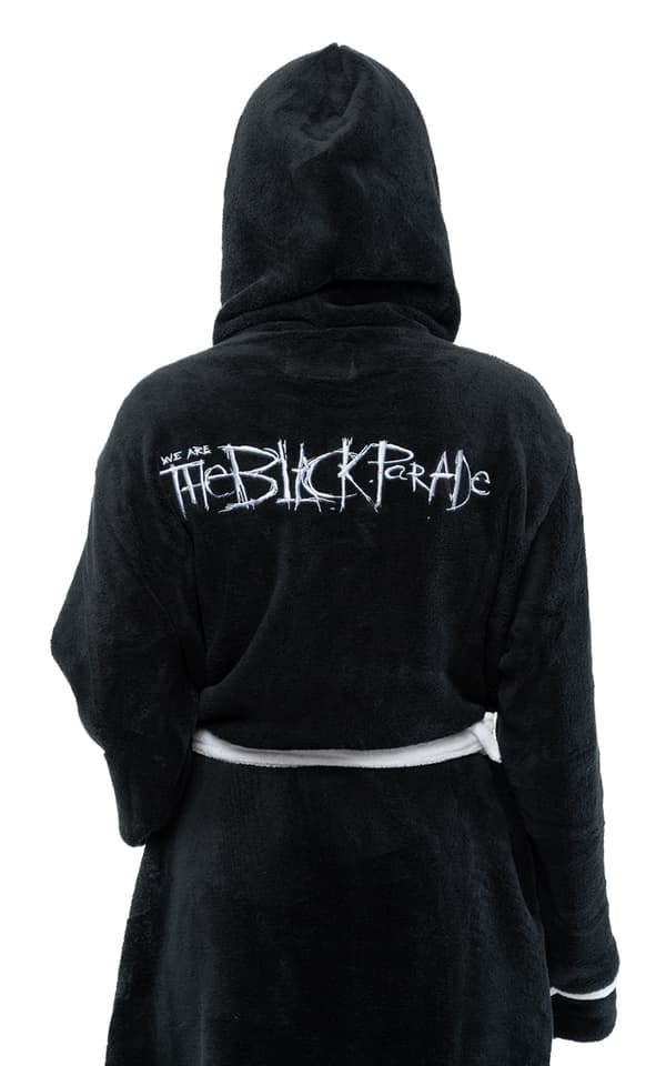 My Chemical Romance Bathrobe The Black Parade Band Logo Official Black Unisex
