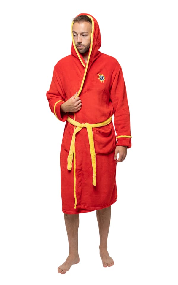 Primal Scream Bathrobe Screamadelica Band Logo Official Red Unisex