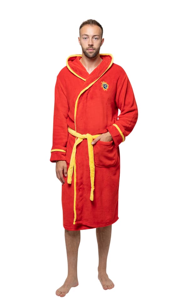 Primal Scream Bathrobe Screamadelica Band Logo Official Red Unisex Red M