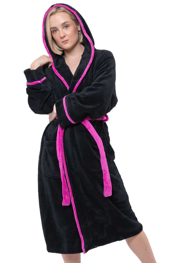 Yungblud Bathrobe Im Weird Logo Official Black super soft fleece Unisex