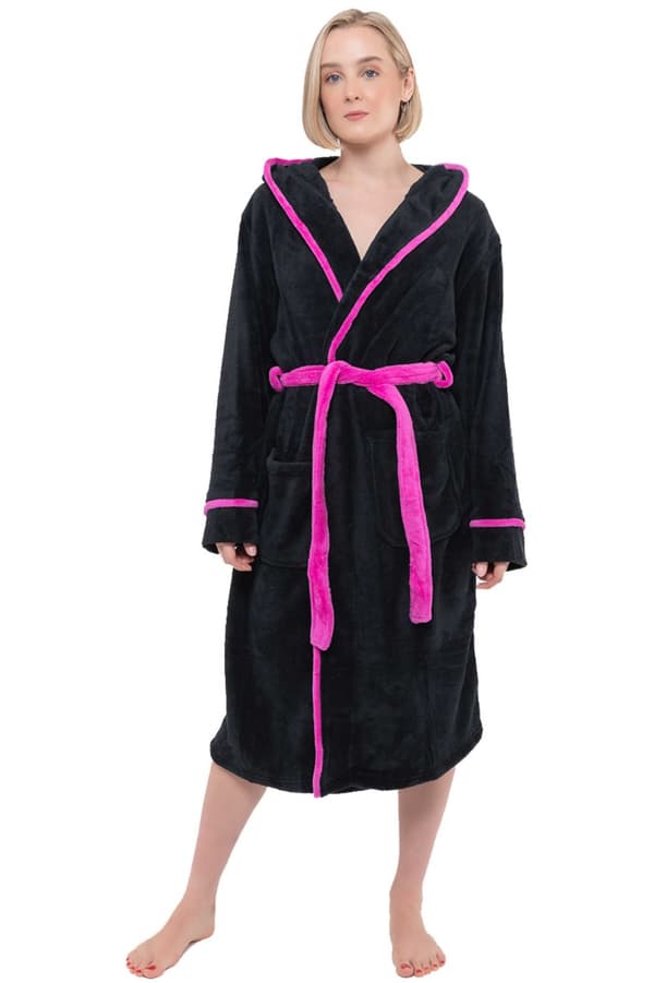 Yungblud Bathrobe Im Weird Logo Official Black super soft fleece Unisex