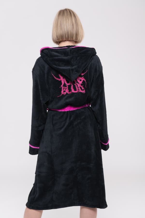 BlackPink Bathrobe Band Logo Official Longsleeve Black Unisex