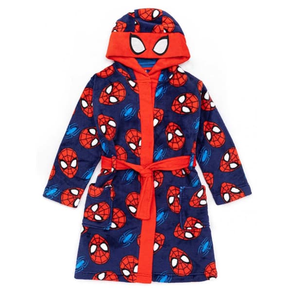Spider-Man Childrens/Kids Robe Blue/Red 9-10 Years