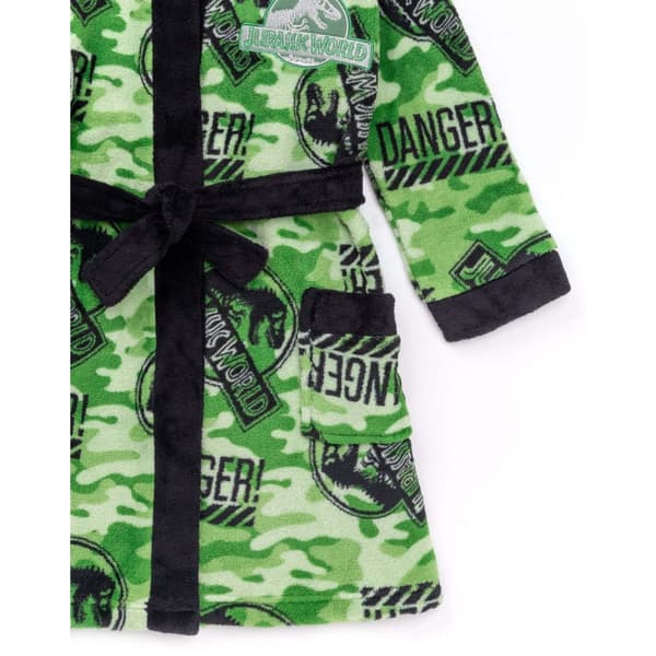 Jurassic World Boys Camo Robe