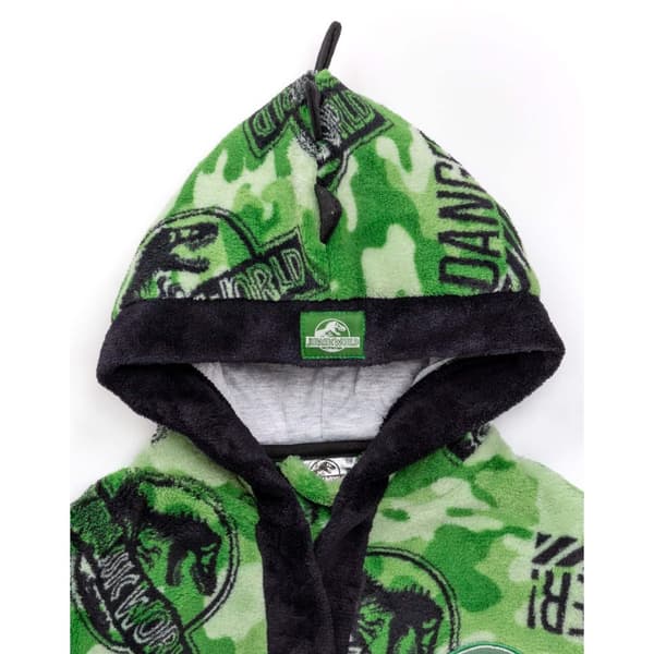 Jurassic World Boys Camo Robe