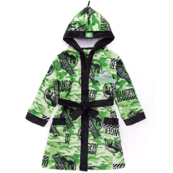 Jurassic World Boys Camo Robe