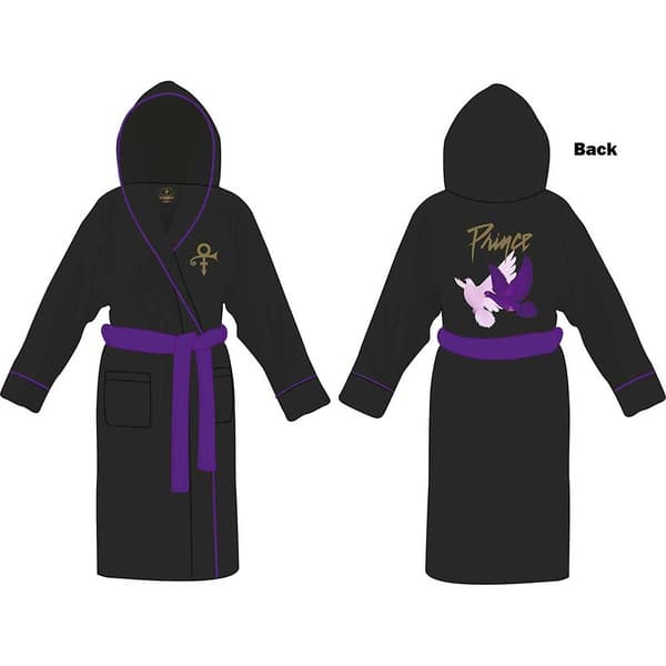 Prince Unisex Bathrobe: Doves  (Medium - Large)