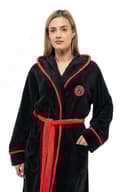 Miniatyrbild 1 av 4: Foo Fighters Bathrobe FF Band Logo Official Black super soft fleece Unisex