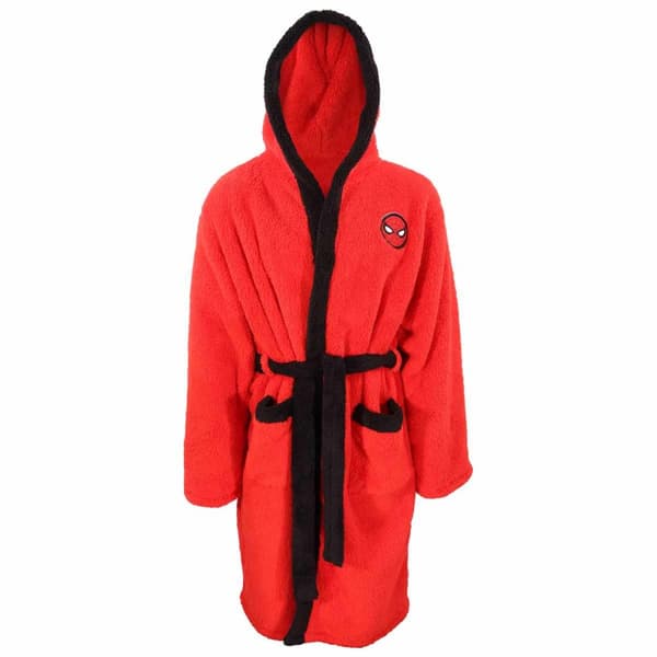 Spider-Man Unisex Logotyp för vuxna påklädningsrock för vuxna