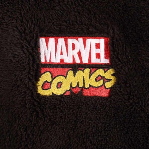 Marvel Comics Unisex Adult Classic Logo morgonrock för vuxna
