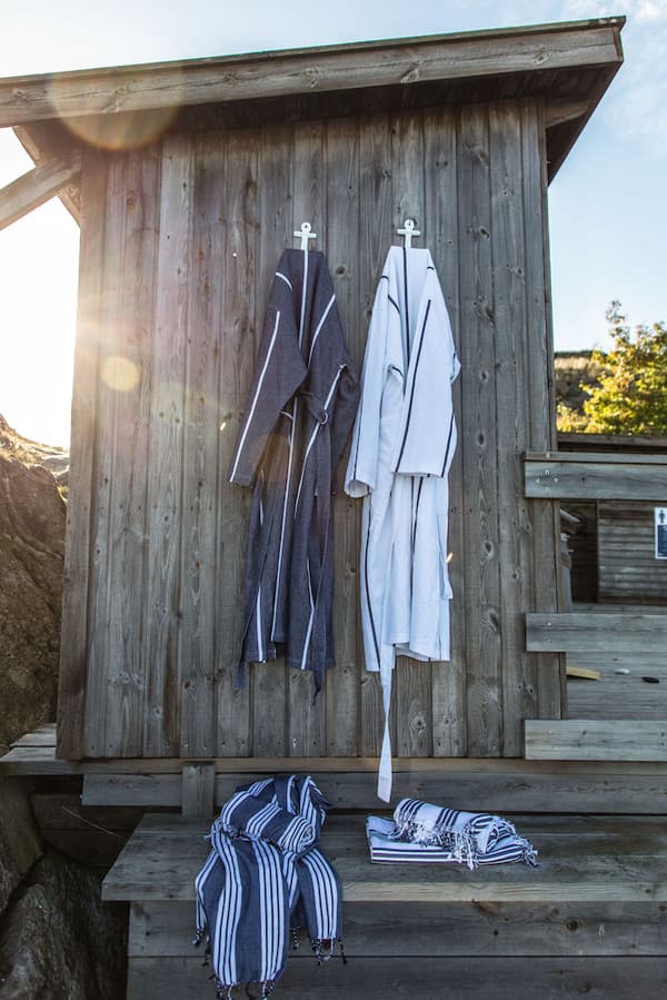 Lord Nelson Victory Hamam badekåpe, Marineblå, L/XL