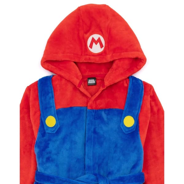 Super Mario Childrens/Kids Costume Dressing Gown