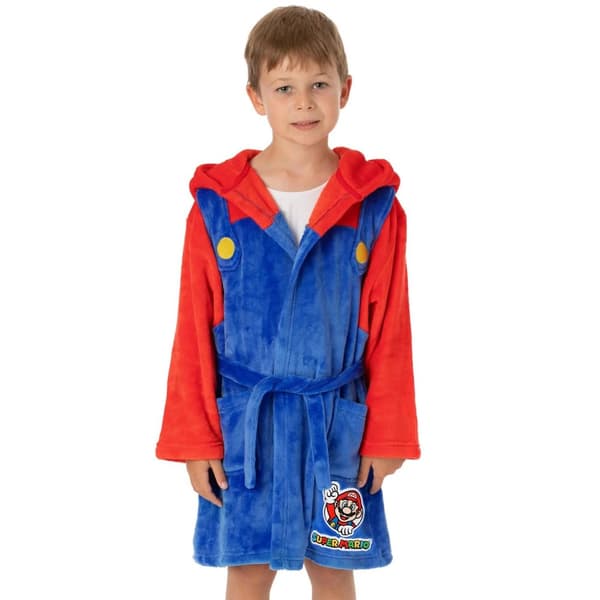 Super Mario Childrens/Kids Costume Dressing Gown