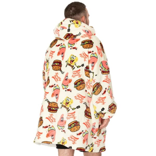 SpongeBob SquarePants Unisex Vuxen överdimensionerad Hoodie Blanket