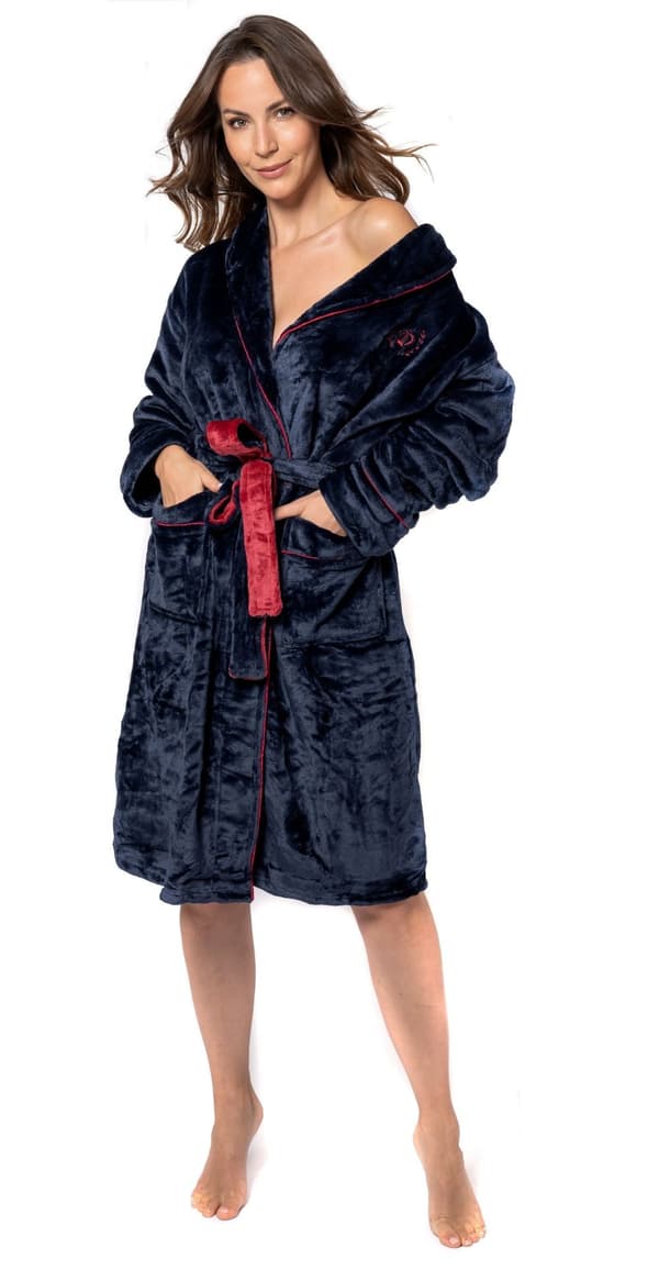 NAISTEN AAMUTAKKI ROGER NAVY RED XL
