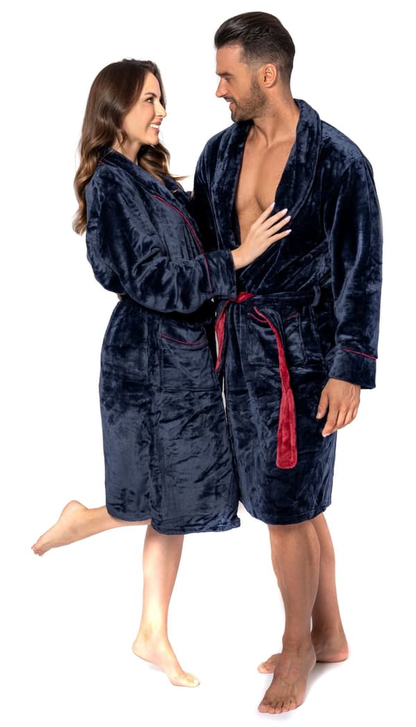 NAISTEN AAMUTAKKI ROGER NAVY RED XL