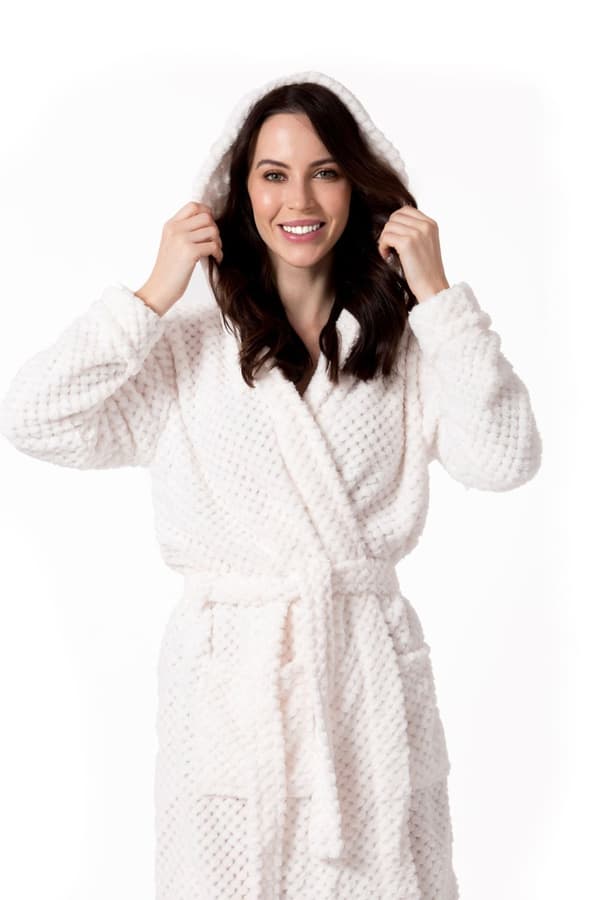Damebadekåbe DIAMOND Ecru L/XL
