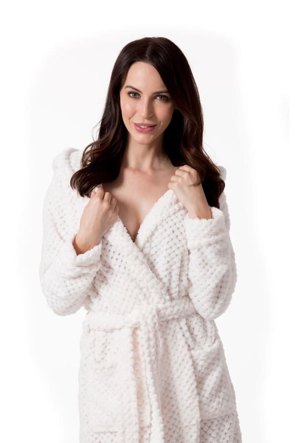 Damebadekåbe DIAMOND Ecru L/XL