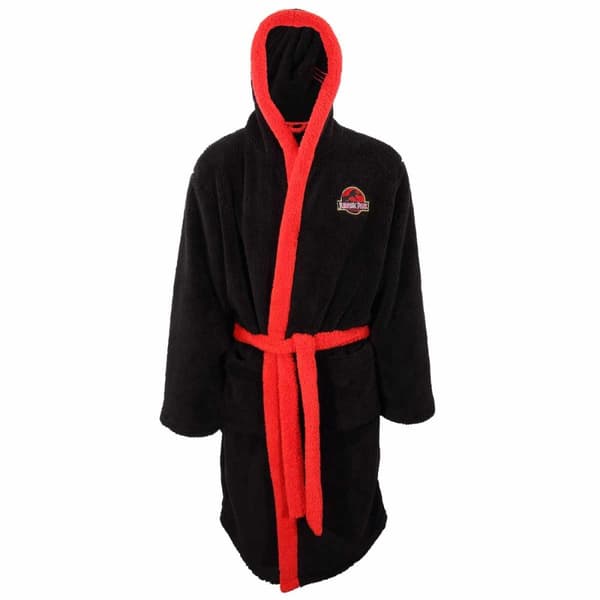 Jurassic Park - Logo (Unisex Black Dressing Gown) SML/MED