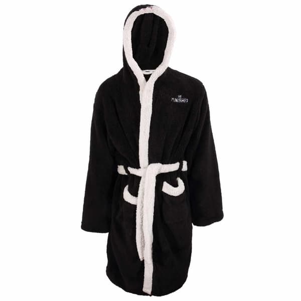 Marvel Comics Punisher - Logo (Unisex Black Dressing Gown) SML/MED