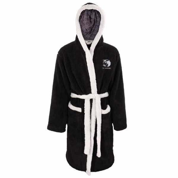 Witcher - Logo Dressing Gown (Unisex Black Dressing Gown) SML/MED