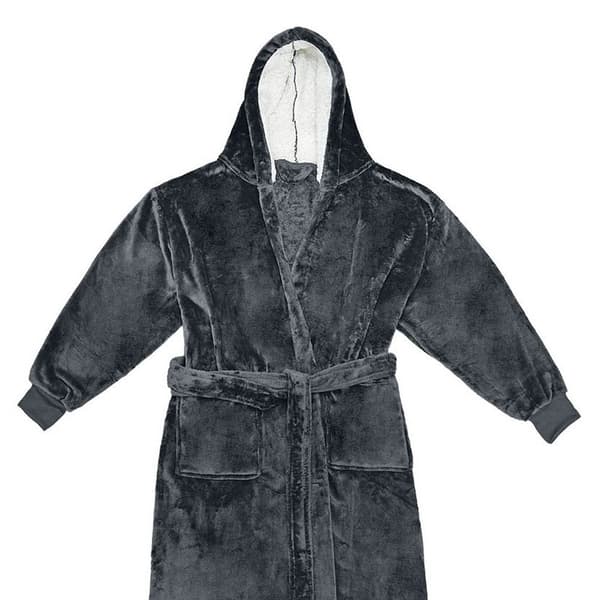 Brand Lab Unisex Adult Hooded Cuffed Robe