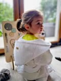 Miniatyrbillede 5 af 6: Børnebadekåbe med hætte | Hvid 98104 (S)