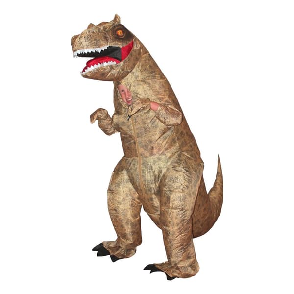 Oppblåsbar T-Rex Dinosaur Barn Karnevalskostyme