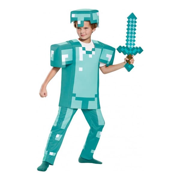 Minecraft Armor Børnekostume Deluxe