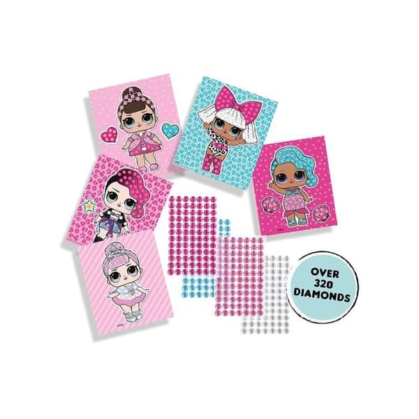 Diamantmosaik L.O.L. ÖVERRASKNING! - Pojke och flicka - Från 6 år