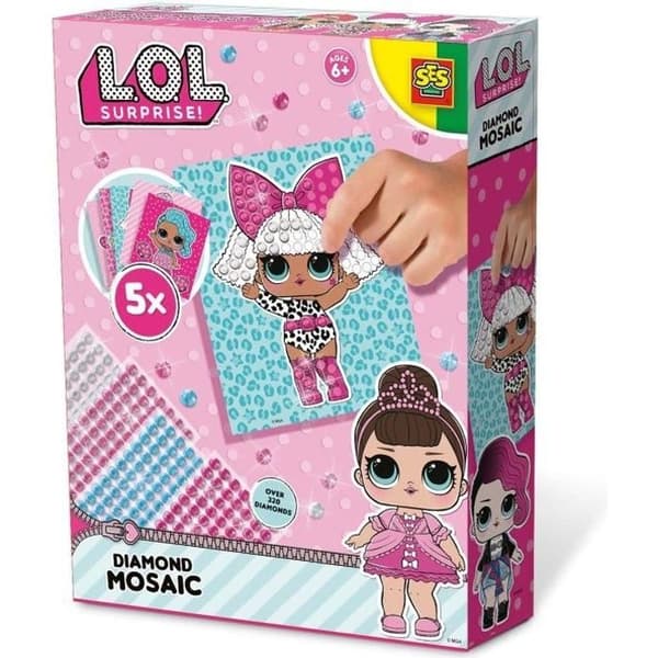 Diamantmosaik L.O.L. ÖVERRASKNING! - Pojke och flicka - Från 6 år