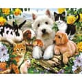 Miniatyrbild 1 av 2: Diamond Painting / Diamantmålning 30x40cm - Söta Husdjur