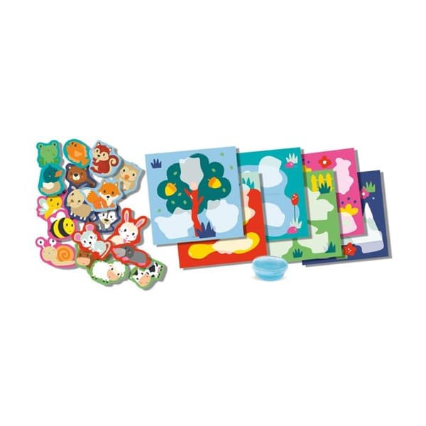 Mosaikspel Ses creative - 14401 - My First-Where do I live Collage of Animals, , One Size