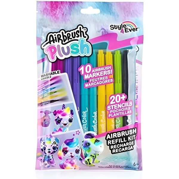 CANAL LEKSAKER- PÅFYLLNING FÖR AIRBRUSH PUSH, OFG 256, MULTICOLOR