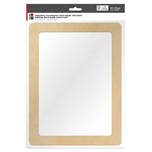 MARABU 0173000000061 FSC-CERTIFIERAD TRÄ-SCREEN PRINT RAM, UNI STORLEK