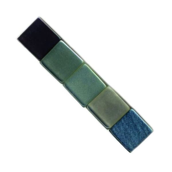 Mosaik med glaseffekt Silver 1 x 1 cm