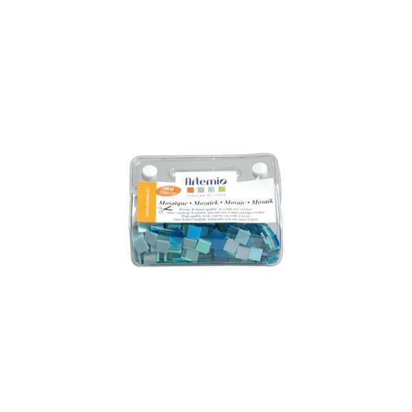 Mosaik Aqua Blå 1 x 1 cm