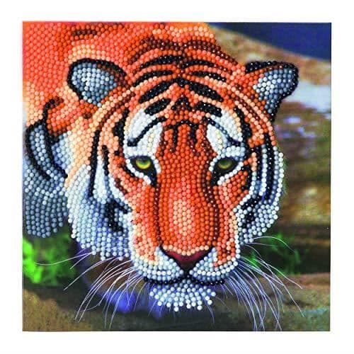CRYSTAL ART- Diamond Card Kit, CCKA40, Assorted, 18x18cm