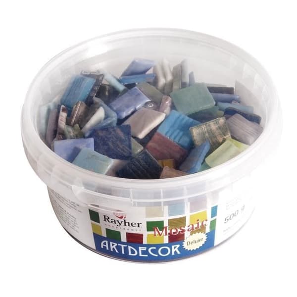 Deluxe Mosaic - Rayher - Sortiment 500g - Flerfärgad - 2 cm - Lätt att använda
