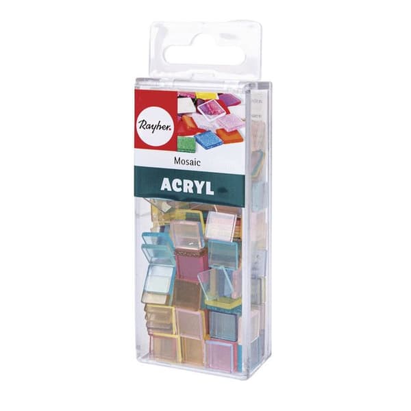 Akrylmosaik - RAYHER HOBBY - Pastell - 205 delar - 50 g